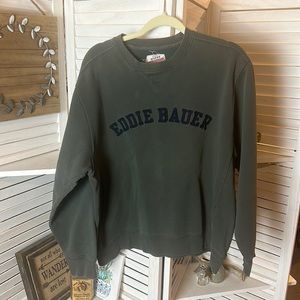 Vintage Eddie Bauer Sweatshirt Grayish Green